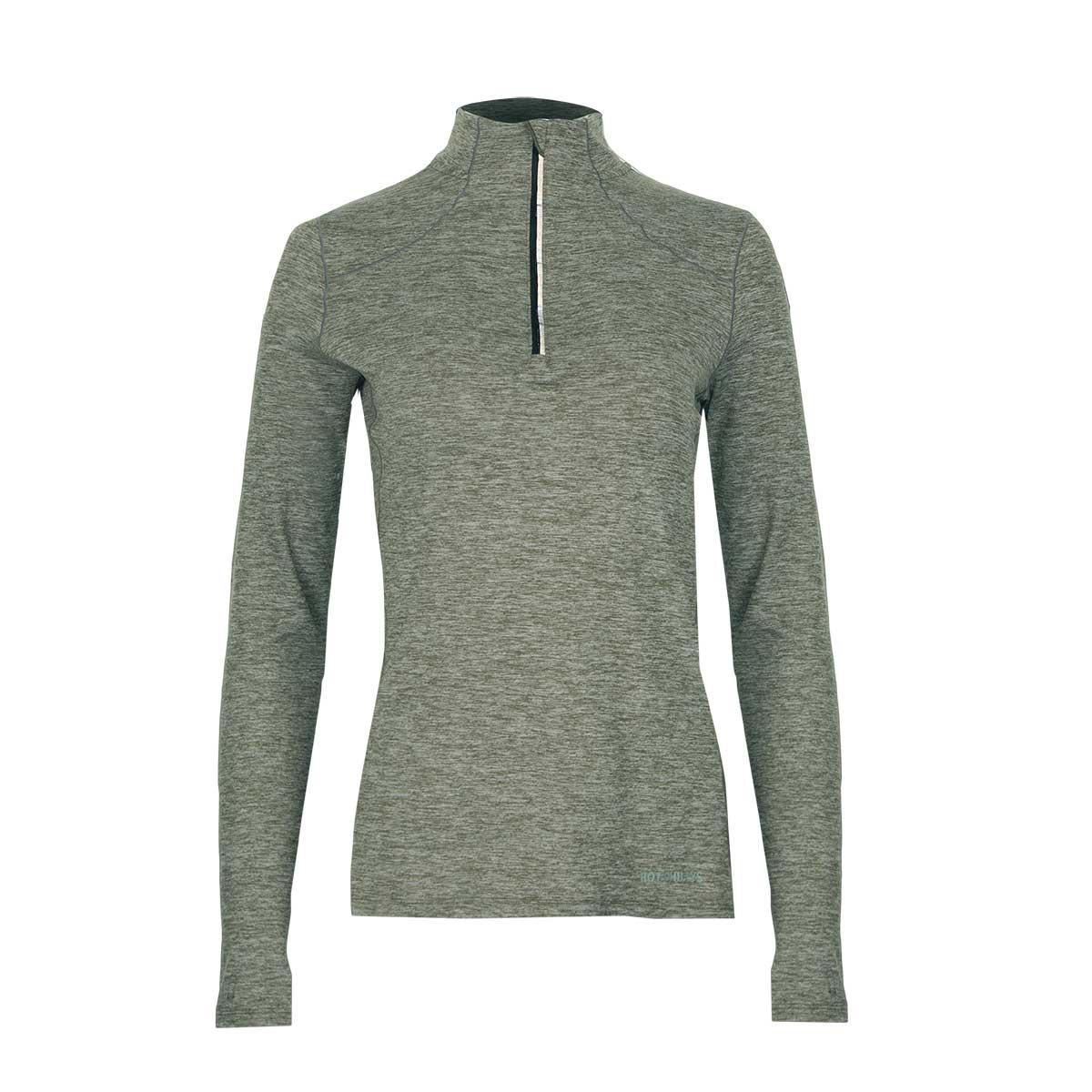 Hot Chillys ClimaTek ZipT Women's in Od Heather
